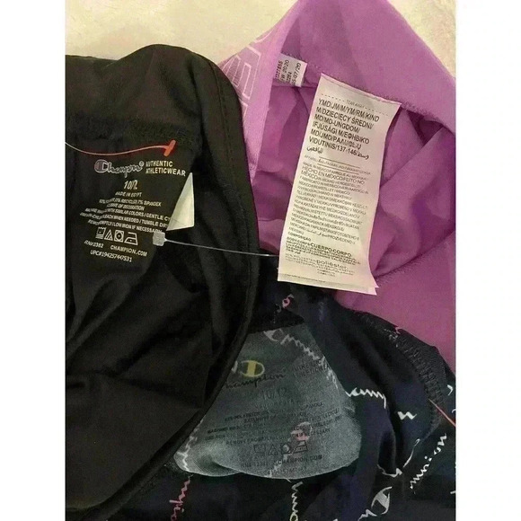 Girls Size 10 Medium Leggings Under Armour Champion Ankle Crop Pants Youth NEW - Picture 2 of 3